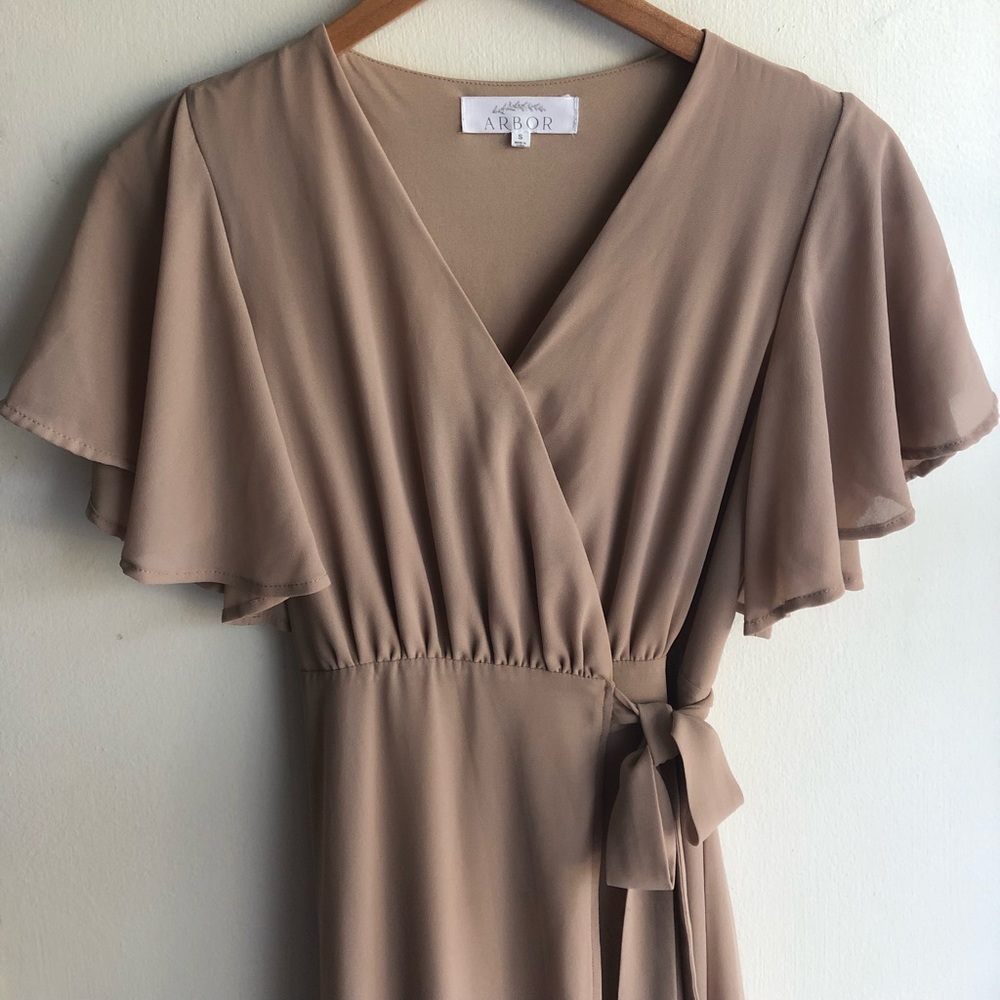 Arbor Bridesmaid’s Dress Nude Size S